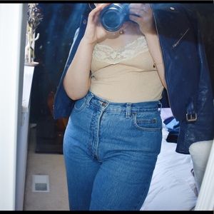 beige laced camisole